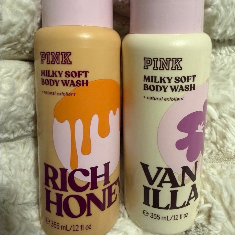 NEW Victoria's Secret Rich Honey and Vanilla Body Wash Duo